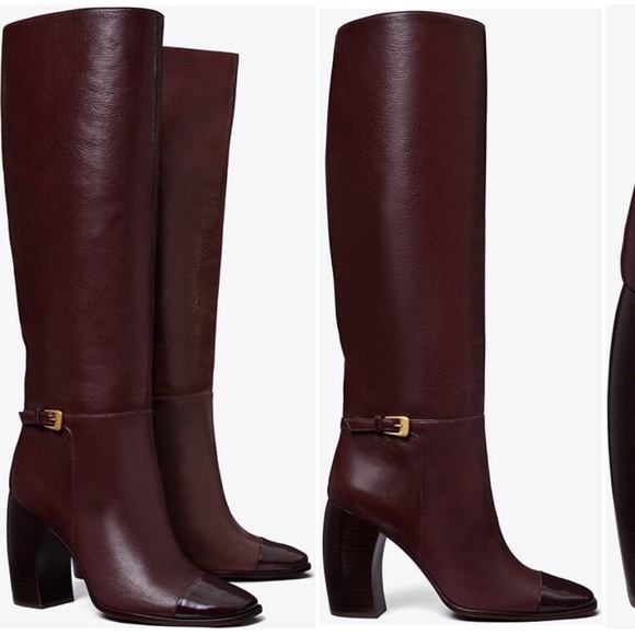 Tory Burch Banana Heel Buckle Boot - Picture 3 of 7